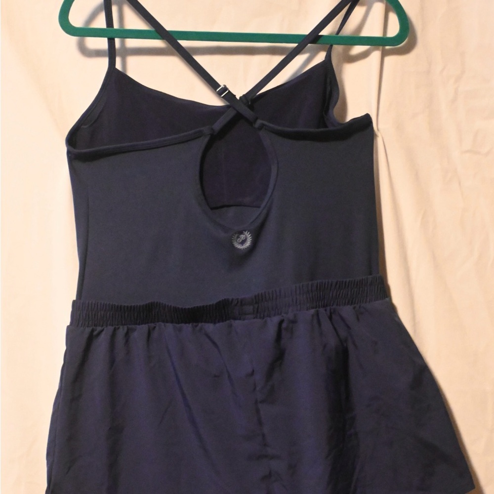 Black Sleeveless Jumpsuit with Cross Back